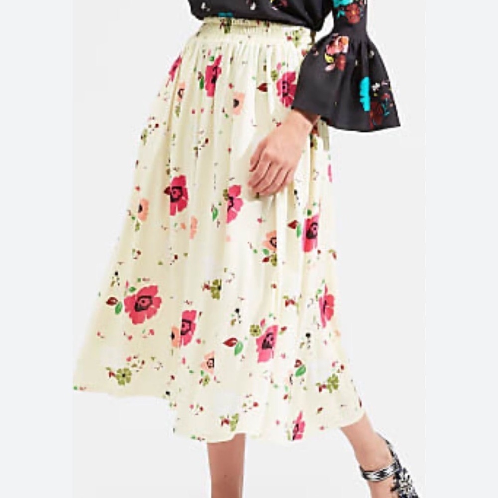 La DoubleJ Simple Skirt Giardino in Crepe Jersey Size M
